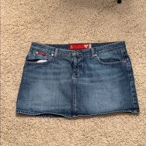 Guess jean skirt